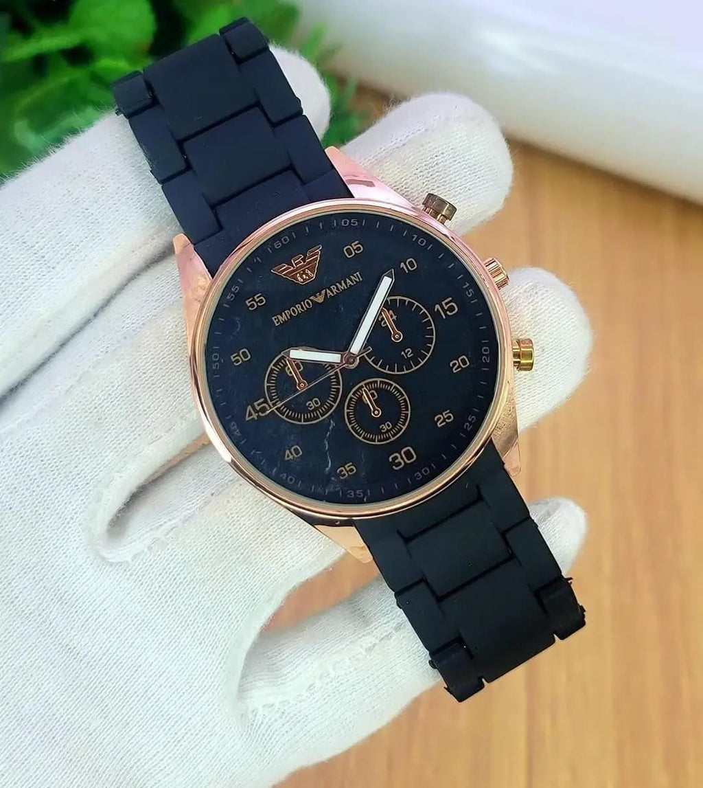 Carbon Fibre Analogue Watch for Men