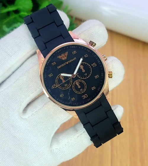 Carbon Fibre Analogue Watch for Men